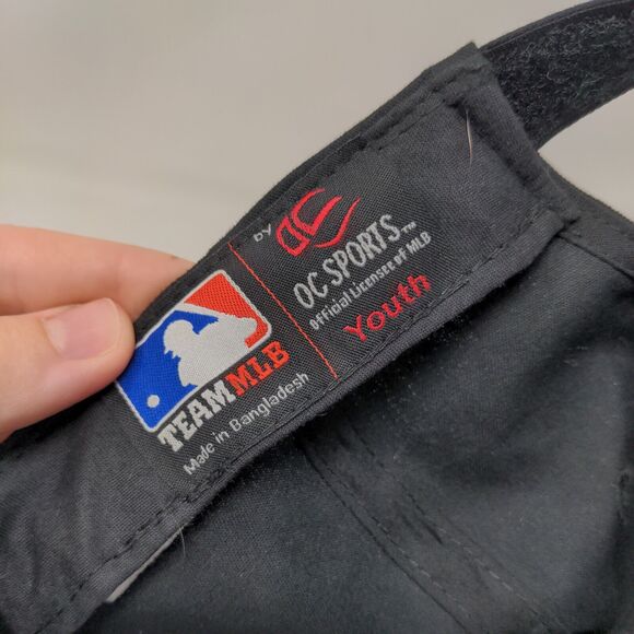 Team MLB Boys Strapback Hat Black Florida Marlins Embroidered Logo - Picture 7 of 7